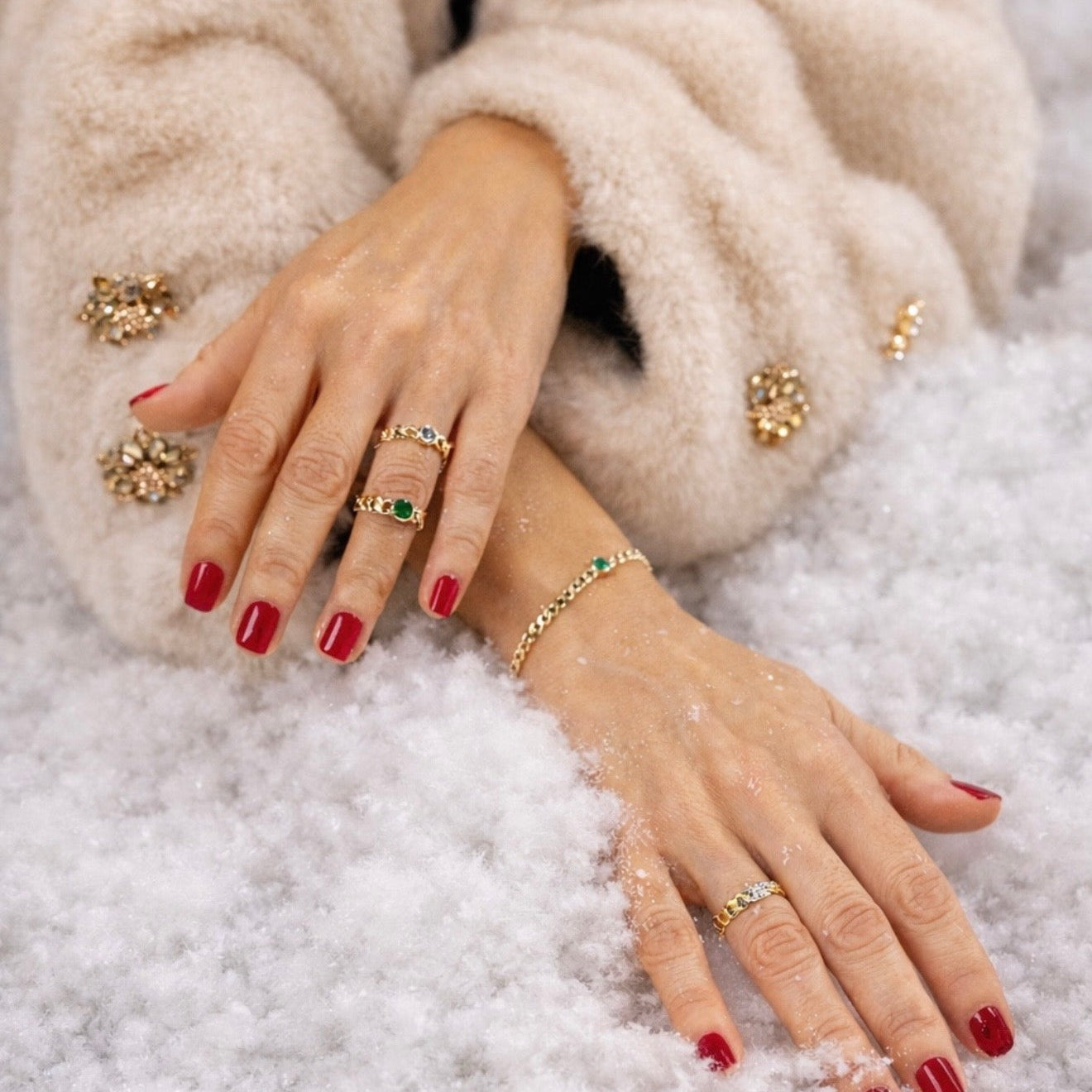 THE CHAIN RING W DIAMOND