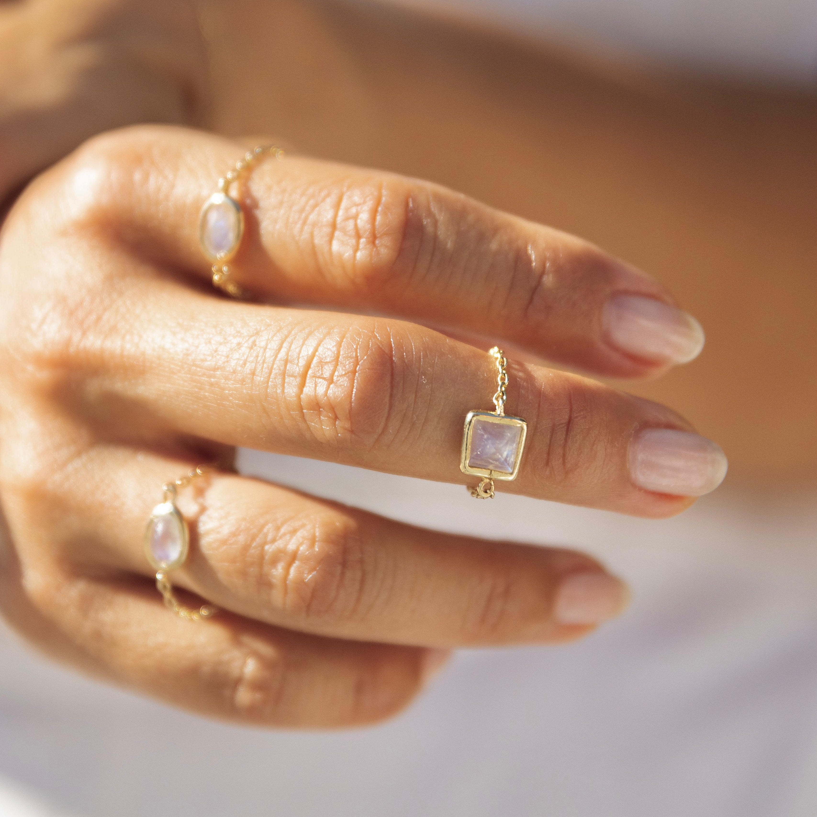 ANILLO MOON DE CADENA